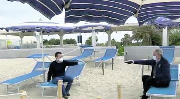 5186719 1026 coronavirus mare spiaggia ombrelloni ostia fregene maccarese